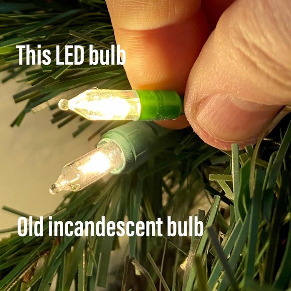 100 Count 25 Feet Green Wire Mini String Light Tree Garland Christmas Decoration - Picture 14 of 14